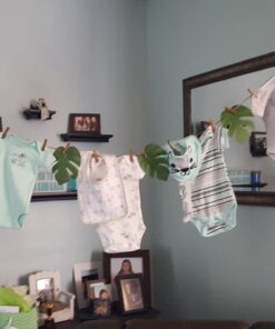 Moon Boat 120PCS Tropical Palm Leaves Plant Imitation Leaf-Hawaiian/Luau/Jungle Party Table Decorations 56 51e0t2mVNuL