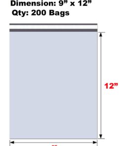 iMBAPrice 200 9x12 White Poly MAILERS ENVELOPES Bags 9 x 12 200 Bags 9" X 12" 11 51e64lXQFoL