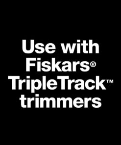 Fiskars TripleTrack Titanium Trimmer Replacement Blades - 2-Pack - High Profile Style I Blades - Arts and Crafts - Orange Triple Track Blades 25 51eB9d fMDL