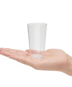 Juvale 72 Pieces Assorted Dessert Cups for Appetizers, Snacks, Plastic Shot Glasses 3oz and 5oz, Cups for Anniversary, Wedding Reception, Baby Shower, Birthday Party (Serves 36) 27 51eG2tp4S2L