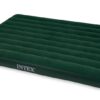 Intex Prestige Downy Airbed Kit with Hand Held Battery Pump, Queen