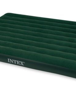 Intex Prestige Downy Airbed Kit with Hand Held Battery Pump, Queen