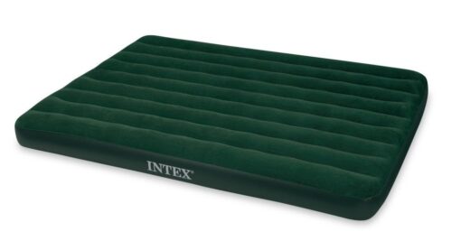 Intex Prestige Downy Airbed Kit with Hand Held Battery Pump, Queen