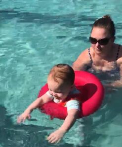 SwimSchool TOT Swim Trainer Vests for Toddlers Ages 2-4 – Boys/Girls – Multiple Colors/Styles – Learn to Swim Pool Floaties TOT Swim Trainer, Red/Berry 26 51eTOZcCeL