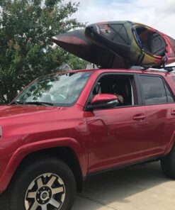 Direct Aftermarket (2 Pairs) Universal Kayak Rack for Car Truck SUV - Rooftop Kayak Carrier J-Bar Holder Mount with Tie Down Straps 41 51eVytfH4L