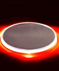 iJDMTOY Compatible With BMW Front Hood or Rear Trunk Lid, Brilliant Red 3.25-Inch 82mm Roundel LED Emblem Background Illumination Lighting Kit 15 51eZ2OSrL