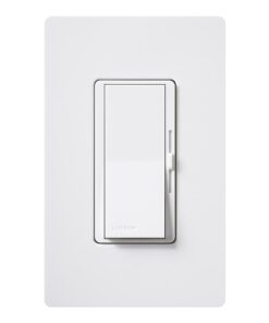Alternative view of Lutron Diva LED+ Dimmer Switch for Dimmable LED, Halogen and Incandescent Bulbs, 150W/Single-Pole or 3-Way, DVCL-153P-WH-3, White (3-Pack) 3 Pack