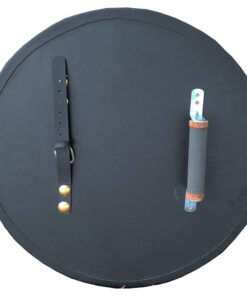 Swordsaxe Svalinn Vikings Norsemen Handmade Shield - Hardwood Genuine Leather Wrapped 3 51efL4KjliL