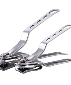 Keiby Citom Nail Clippers with 360-Degree Rotating Head - Stainless Steel Fingernails and Toenails Cutter Lagre and Small Sizes (Silver) 17 51eiEAiJj3L