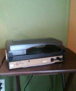 Jensen JTA-230 3 Speed Stereo Turntable with Built in Speakers, Aux in, Vinyl to MP3 Converting/Encoding Classic 33 51ej2I7i9FL