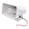 Pyle Indoor/Outdoor PA Horn Speaker - 8” Portable PA Speaker with 8 Ohms Impedance & 65 Watts Peak Power - Mounting Bracket & Hardware Included PHSP5, White 1 Pack 17 51ekBsVqZeL