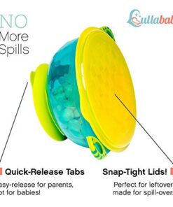 Alternative view of Best Suction Baby Bowls for Toddlers-Toddler Bowls Baby Feeding Set with Baby Utensils | Bonus Baby Spoons and Baby Fork | to Go Baby Bowl with Secure Lids | Suction Plates | BPA Free Suction Bowl