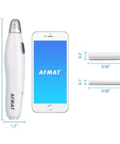 AFMAT Electric Eraser for Artists, 140 Eraser Refills, Rechargeable Electric Eraser for Drawing, Artist Eraser Rechargeable for Drafting, Painting, Sketching, Architectural Plans, Detailer Tool-White White 1 Count (Pack of 1) 33 51ersds2L
