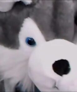 Super Z Outlet Cute Plush Animal Hat Winter Warm Winter Fashion Clothing Accessories (Husky/Wolf-Short) Grey 29 51euCDLloWL