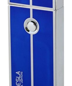 Tesla Coil Lighters™ USB Rechargeable Windproof Arc Cigarette Lighter with Charging Cable and Carrying Pouch Blue 21 51ew RE5l3L