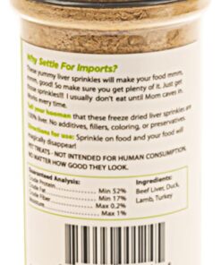 Alternative view of ETTA SAYS! Dog Liver Sprinkles for Dogs – Pack of 1 – 3 oz. Dog Food Topper, Dog Food Seasoning, Freeze Dried Liver 3 Ounce (Pack of 1)