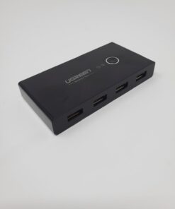 UGREEN USB Switch Selector 2 Computers Sharing 4 USB Devices USB 2.0 Peripheral Switcher Box Hub for Mouse Keyboard Scanner Printer PCs with One-Button Swapping and 2 Pack USB A to A Cable 68 51f Zs0vYlL
