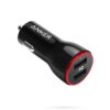 Anker Car Charger Adapter, 24W Dual USB Car Phone Charger, PowerDrive 2 for iPhone 14 13 12 11 Pro Max Mini X XR XS 8 Plus, iPad Pro/Air 2/Mini, Note 5/4, LG, Nexus, HTC and More Black 14 51f kA0r4MS