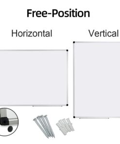 XBoard Magnetic Whiteboard 48 x 36, White Board 4 x 3, Dry Erase Board with Detachable Marker Tray 48x36-Inch 28 51f2mRpHe6L
