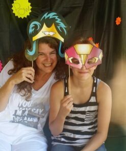 Super Hero Stick Costume Props (1 Dozen) PhotoBooth Supplies, Birthday Party Favors, DIY Decorations 33 51f5jIxetuL