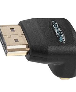 Twisted Veins HDMI 90 & 270 Degree, 4-Pack, Right Angle Adapters/Connectors, Supports HDMI 2.0b 4K 60hz HDR 270 & 90 Degree Adapters, 4 pack 30 51f7F30oNfL