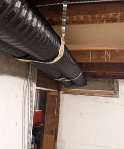 AC Infinity Flexible 6-Inch Aluminum Ducting, Heavy-Duty Four-Layer Protection, 25-Feet Long for Heating Cooling Ventilation and Exhaust 38 51f8FwjggrL