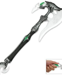 20" Alien Fantasy Battle Axe w/Dagger and Plaque New 5 51f9RUZ5WL
