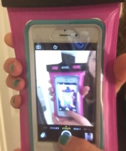 JOTO Waterproof Pouch Cellphone Dry Bag Case for iPhone 11 Pro Max Xs Max XR X 8 7 6S Plus SE, Galaxy S20 Ultra S20+ S10 Plus S10e S9 Plus S8/Note 10+ 9, Pixel 4 XL up to 6.9" -Black Black 49 51fAuHPVqvL