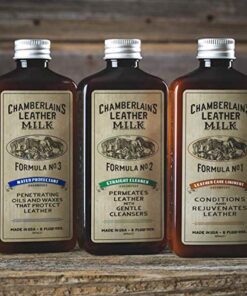 Alternative view of Leather Milk Leather Restoration Kit. Leather Cleaner, Conditioner, and Water Protector - No. 1-3 Leather Care Kit - All Natural, Non-Toxic. 2 Sizes. Made in The USA. Includes 3 Restoration Pads! 6 oz