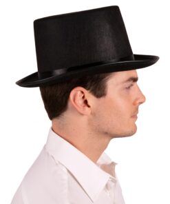Kangaroo Black Stovepipe Hat - Perfect Ringmaster, Vampire, Abraham Lincoln Costume Hat for Kids, Men, Women 22 51fM8UR5BBL