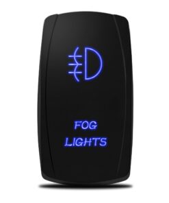 MicTuning LS081602JL, Backlit Fog Lights Rocker Switch Kit, On/Off LED Light, 20A 12V Toggle, Blue 21 51fPzsNq4vL