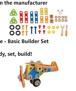 Hape Basic Builder Set E3080 42 Parts Age . Child Toddler Wooden Toy 5 51fYFidtRcL