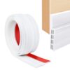 SUNMON Silicone Door Draft Stopper – 39 inches Door Seal Strip for Under Door Seal Gap Interior & Exterior Doors Weather Stripping Soundproof (White) White 24 51ff4w3eDlL