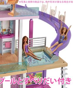 Barbie Dreamhouse Dollhouse with Pool, Slide and Elevator Standard Elevator 80 51fkNi tDvL