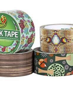 Duck Brand Printed Duct Tape Single Roll, Woodgrain (283051) 29 51fomN5eh L