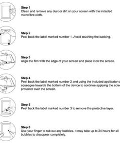 Alternative view of Screen Protectors (2-Pack) for Fire HD 10 (5th Generation - 2015 release) Clear