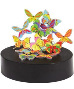WARM FUZZY Toys Butterfly Magnetic Desktop Sculpture | Mini Magnetic Art Decoration for Desktop | Fun Stress Relief for Home, Office or in The Classroom