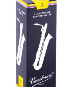 Vandoren SR243 Bari Sax Traditional Reeds Strength 3; Box of 5