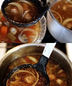 Culinary Couture 6-Piece Stainless Steel & Silicone Kitchen Utensils Set, Silicone Cooking Utensils, Heat Resistant Kitchen Cooking Utensils Set, Includes a Bonus Recipe E-Book, Brown 6 Piece - Large 18 51g82u8X52L