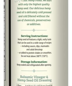 Alternative view of Just Hemp Foods All Natural Hemp Seed Oil, Cold Pressed, Cold Filtered, 12g of Omega 3 & 6 Per Serving, 16.9 Fl Oz 16.9 Fl Oz (Pack of 1)