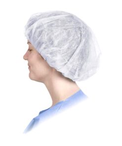 G & F Products 13040-100 Disposable Bouffant Caps Hair Net, Spun-Bonded Polypropylene, Non-Woven, Medical, Labs, Nurse, Tattoo, Food Service, Health, Hospital, White, 100/Sleeve Stretchable Fits All 100 Pieces 20 51gBws xKCL 2