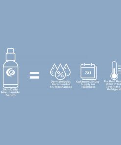 SkinDaily Niacinamide Serum for Face -1oz- Vitamin B3 Pore Minimizer Dermatologist Recommend Concentration - Targets Aging Skin, Wrinkles, Dark Spots - Superior Moisturizer and Skin Brightening 15 51gCkcKGoAL