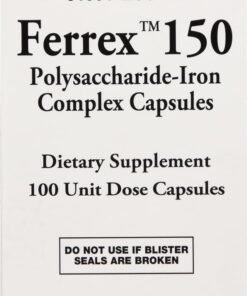 Ferrex 150 Polysaccharide Iron Complex Capsules by Breckenridge - 100 Ea 15 51gDdYV5xvL