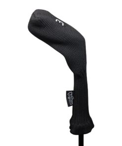 Majek All Hybrid Head Cover Golf Club Black Sleek Tight Fit Headcover Set 3-PW Acrylic Head Covers 3 4 5 6 7 8 9 PW Easy to See Large White Embroidered Numbers 13 51gNiG2HXcL