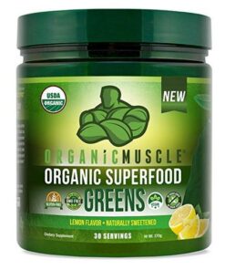 Organic Muscle Super Reds Powder - Organic Greens and Reds Superfood Powder with Organic Acai Berry, Pomegranate & Cranberry for Natural Energy & Metabolism Boost - Vegan & Non-GMO, 30 Servings Acai Berry Reds 30 Servings (Pack of 1) 38 51gQnRwzEdL