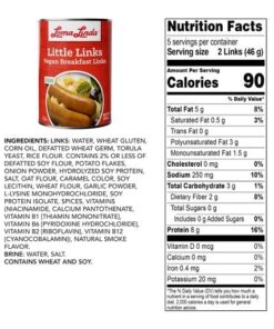 Loma Linda - Plant-Based Meats (Little Links (15 oz.), 12 Pack) 9 51gT6zLlqnL