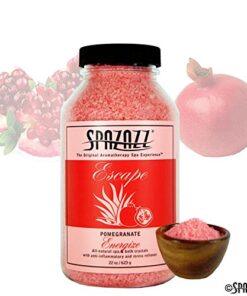 Spazazz SPZ-261 Escape Aromatherapy Crystals Container, 22-Ounce, Pomegranate Energize 1 7 51gTLv061L