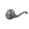 Schlage F170 FLA 619 RH Right Handed Flair Door Lever, One Sided Non-Turning Dummy Door Handle, Satin Nickel Standard One Sided Dummy RH