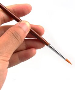 Fine Detail Paint Brush Set - 7 Pieces Miniature Brushes for Watercolor, Acrylic Painting, Models, Airplane Kits 12 51gUSLWUQ9L