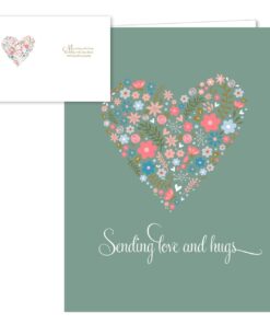 Heartfelt Sympathy Card Pack / 25 Note Cards Set / 5 Warm Comfort Designs / 4 5/8" x 6 1/4" Peace Note Cards/Made In The USA Heartfelt 15 51gZT4s QNL